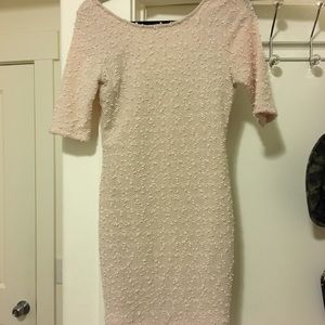 Cream forever 21 formal dress